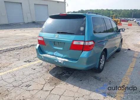 2007 Honda Odyssey Ex-L из США, поврежденный, VIN 5FNRL387X7B143633